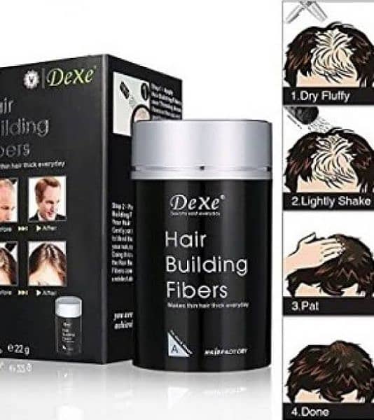 Original ToppiK & Dexe Hair Building fiber 1
