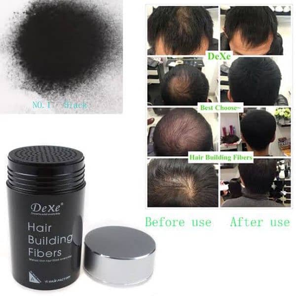 Original ToppiK & Dexe Hair Building fiber 2