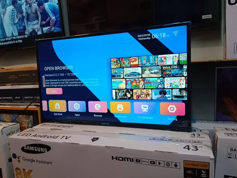 NEW SAMSUNG 43"48 INCHES SMART LED TV FHD 2024 4