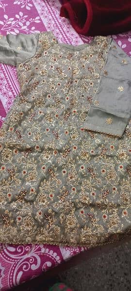 silk shirt with dupatta 1