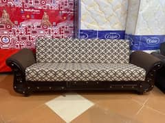 Sofa cum bed (2in1)(sofa +bed)(Molty foam)(10 years warranty )()