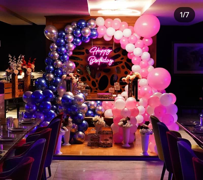 balloons decor birthday party dj Sound lighting event planner catering 3