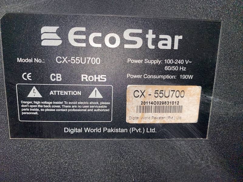 Eco Star 3D LED Smart TV 2