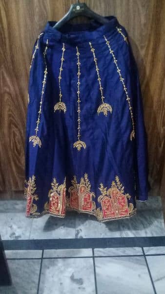 Navy blue lehnga 1