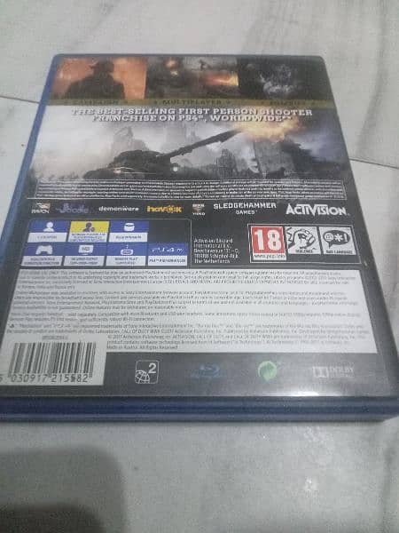 ps4 CD call of duty WWII 2