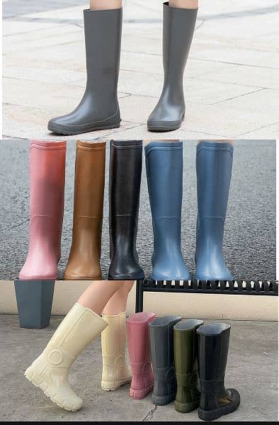 Rain shoes /Cleaning or Washing Long Rubber Shoes best quality 0