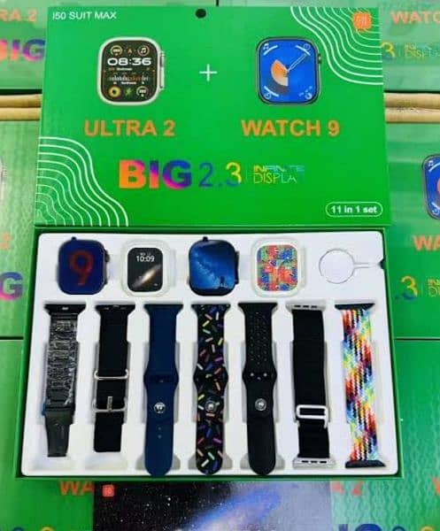 couple smart watches available with 7 Strap 2