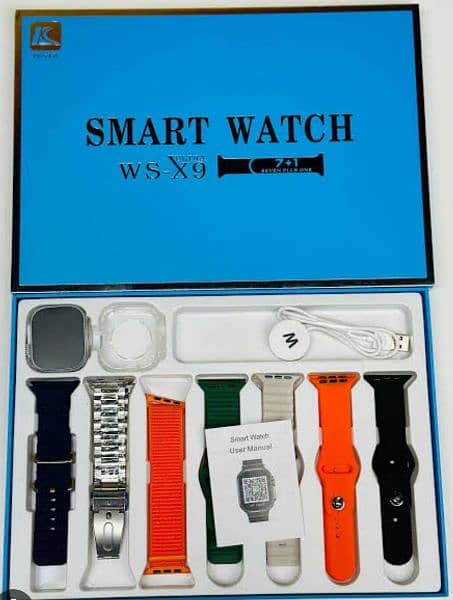 couple smart watches available with 7 Strap 4