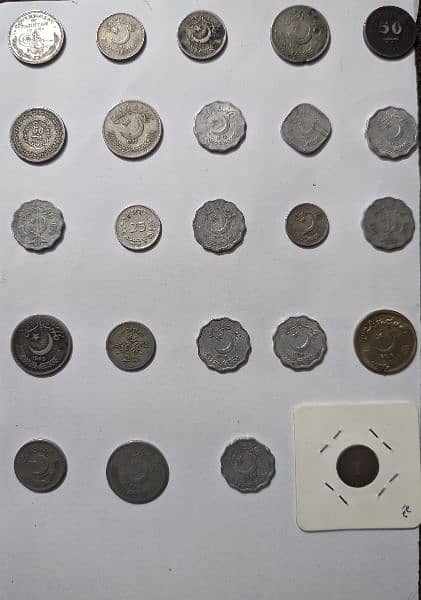 PAKISTAN old COIN collection 0