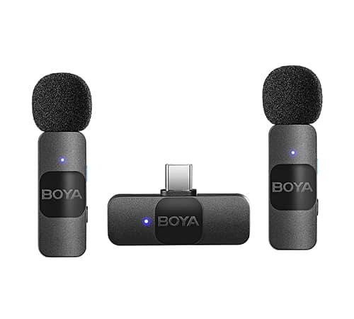 Boya BY-V2 IPHONE / BY-V20 TYPE C Dual Wireless Microphone BY V2 V20 1