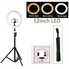 30cm Selfie LED Ring Light with Tripod Stand ring lights