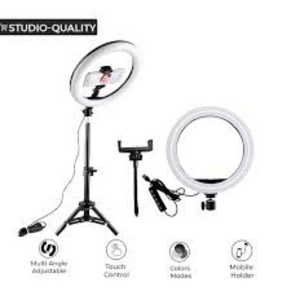 30cm Selfie LED Ring Light with Tripod Stand ring lights 1