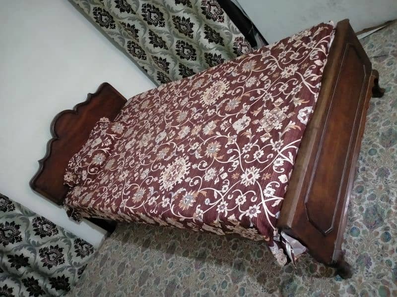 single Wooden Bed 4