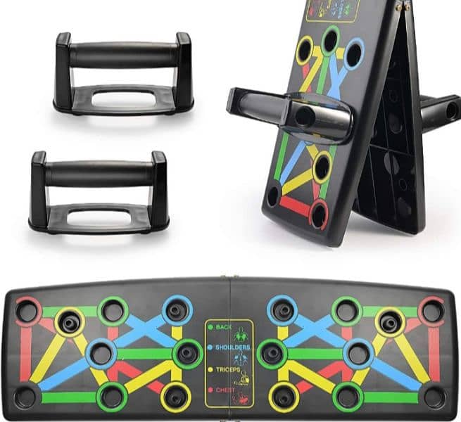 Push-Up Board 12 In 1 Foldable Multi-Functional Body Building 1