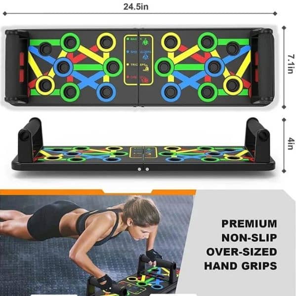 Push-Up Board 12 In 1 Foldable Multi-Functional Body Building 2