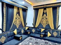 Arabic Majlis | Afghani Majlis | Stylish sofa set | sofa cum bed 0