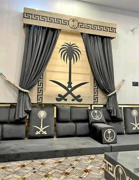 Arabic Majlis | Afghani Majlis | Stylish sofa set | sofa cum bed 1