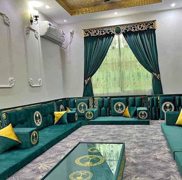 Arabic Majlis | Afghani Majlis | Stylish sofa set | sofa cum bed 4