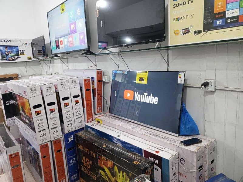 TCL 48 ,,inch android led  UHD model + 50 inch. 39000. new 03227191508 1