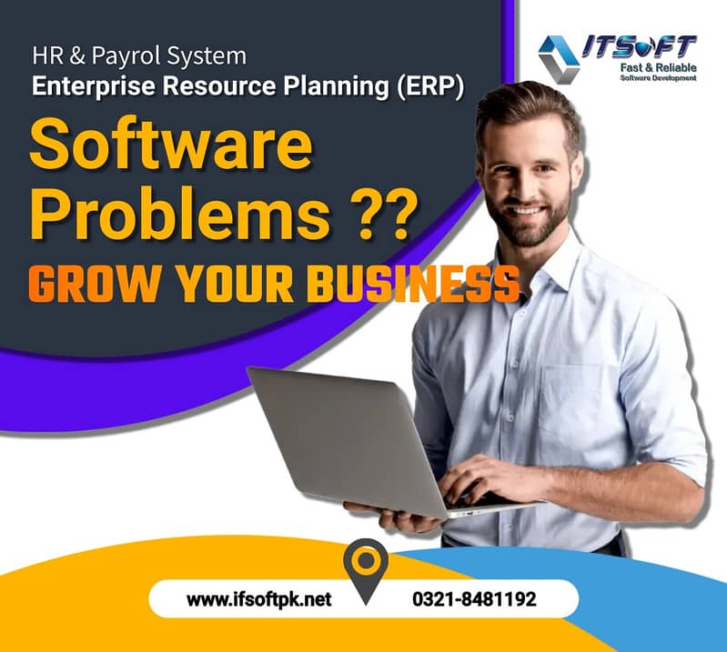 ERP Softwares, POS Trading & distribution System, HR & Payrol Software 0