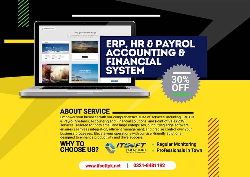 ERP Softwares, POS Trading & distribution System, HR & Payrol Software 4