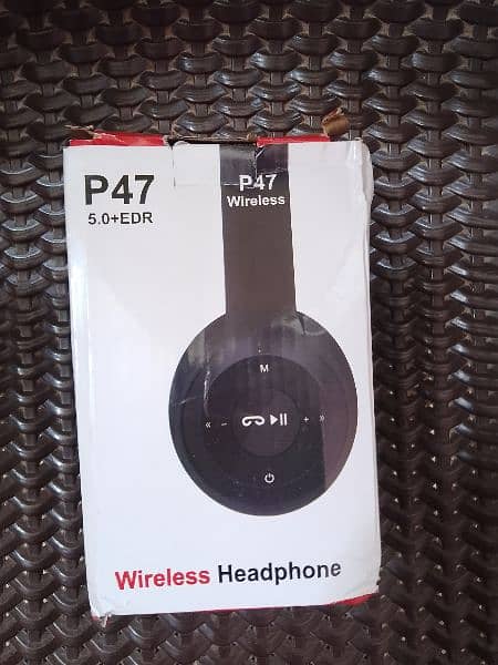 NEW P47 BEST QUALITY HEADPHONES ONLY RUPEES 1000. 2