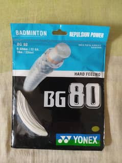 Original Yonex BG 80 badminton strings