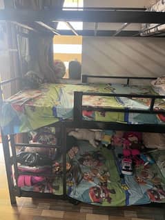 3 Story Bunkbed with 3 Gulahmed Mattress