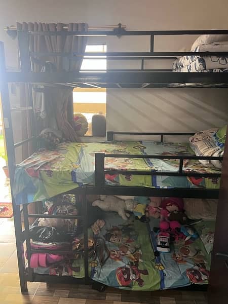 3 Story Bunkbed with 3 Gulahmed Mattress 2