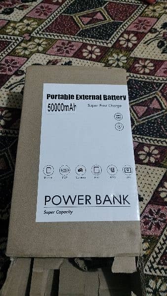 heavy capacity 50000 mah power band,imported Quilty, fast charg suport 1