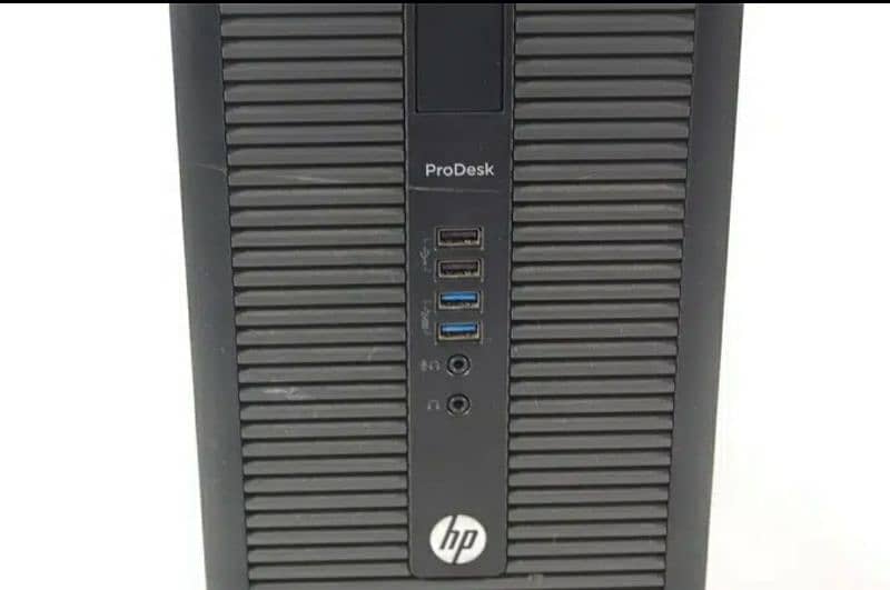 Hp prodesk i3 4th with 24 inch led 1