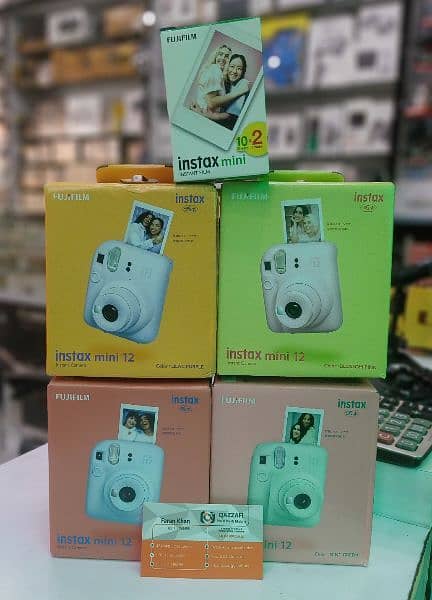 INSTAX MINI 12 WITH 20 PICS FILM ( PINPACK ) 1