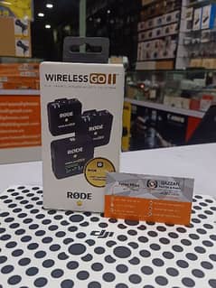 RODE WIRELESS GO II ( DUAL PERSON MIC ONE YEAR OFFICIAL WARRANTY
