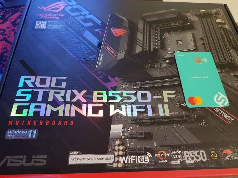 Asus B550-F Strix Gaming Wifi II - Brand New 0
