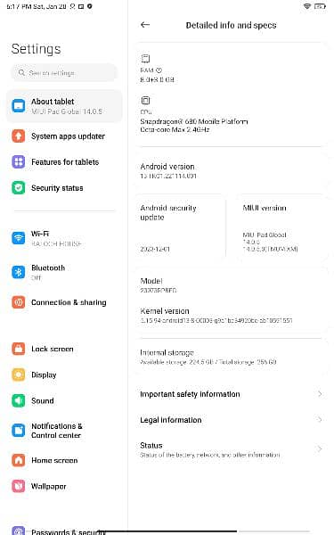 Xiaomi Tablet SE 2