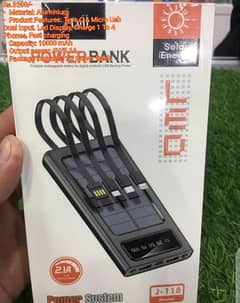 Solar 10000 mah Mobile Phone Charger with power bank