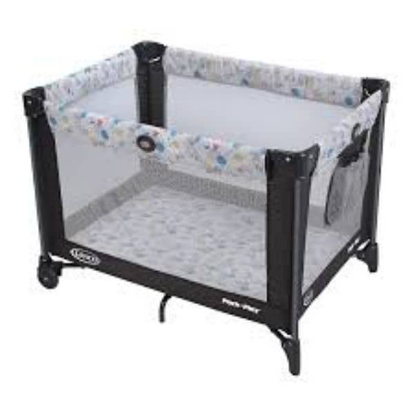 graco carnival crib with mattress foldable crib 0