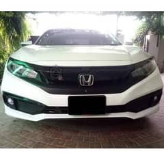 Civic X Orignal company fitted bumpers in white
