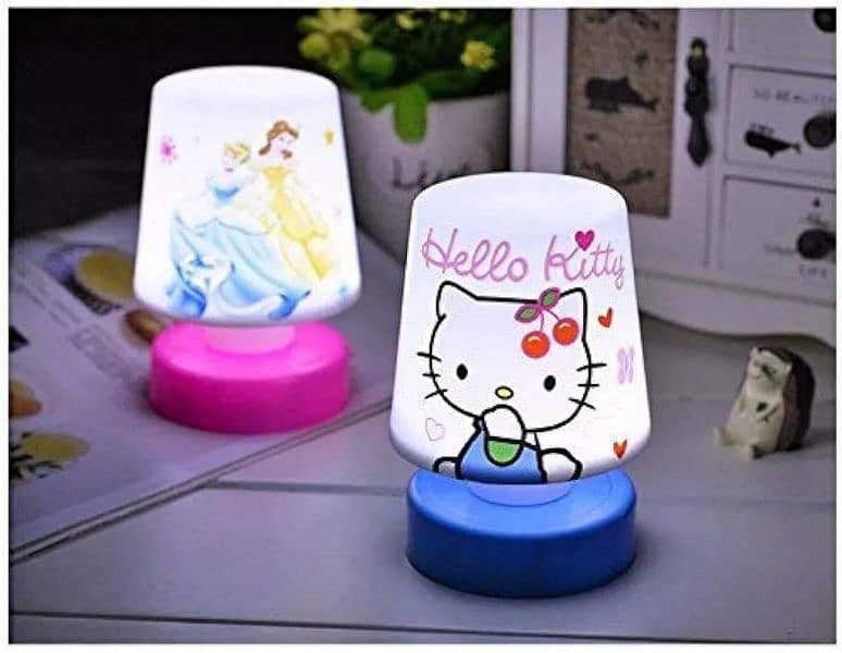 New Kids Gift Mini Cartoon LED Night Lights Cute Pat Fish Cat 1