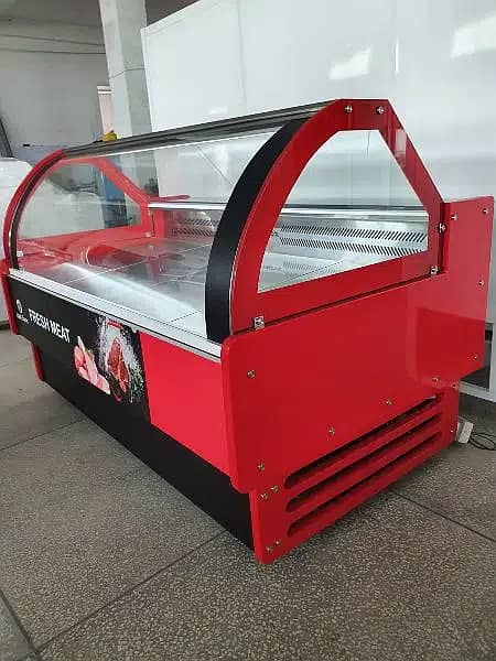 Meat Display Chiller Horizontal Counter For Sale 6