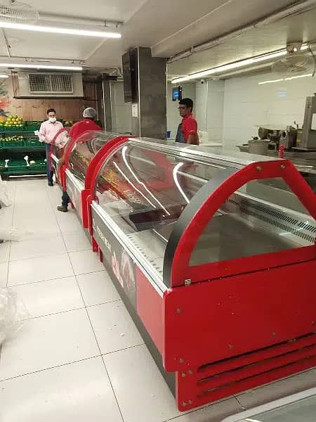 Meat Display Chiller Horizontal Counter For Sale 7