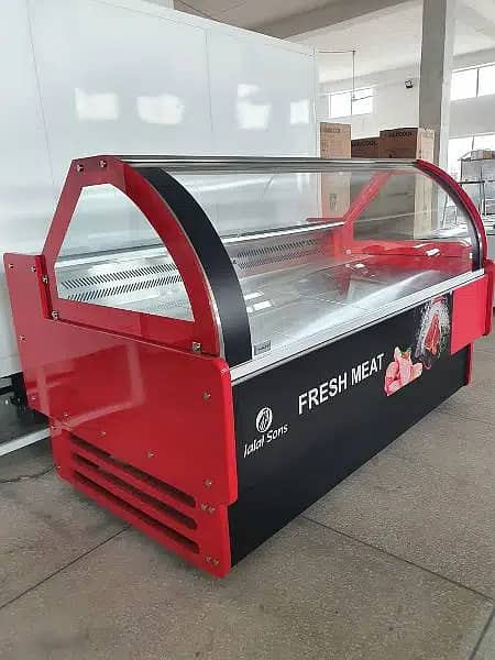 Meat Display Chiller Horizontal Counter For Sale 8