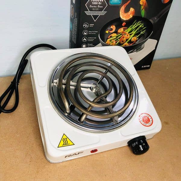 Electric Stove For Cooking, Hot Plate Heat Up In Just 2(random Color ) 1