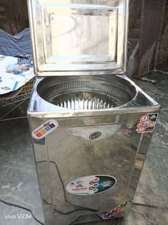 washing& dryer spinner stainless steel machine,100% copper winding