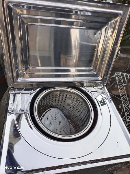 washing& dryer spinner stainless steel machine,100% copper winding 2