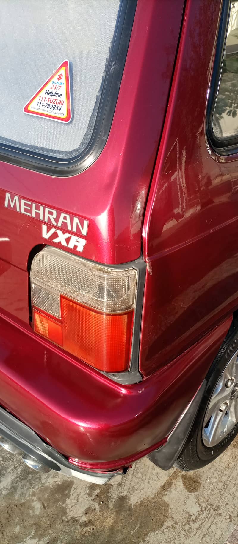 Suzuki Mehran 2017 Mehroon Colour 3