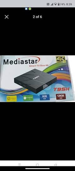 Android box t95h 8/128
