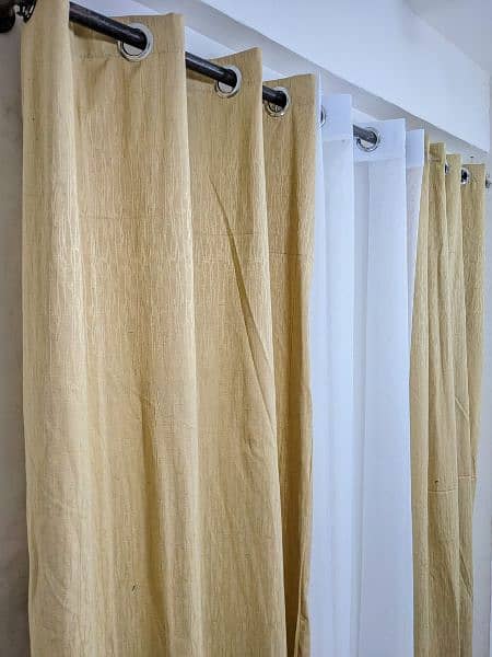 3pc. Set curtain(EXPORT SHEER CURTAIN & PLAIN  JACKARD CURTAIN) 5