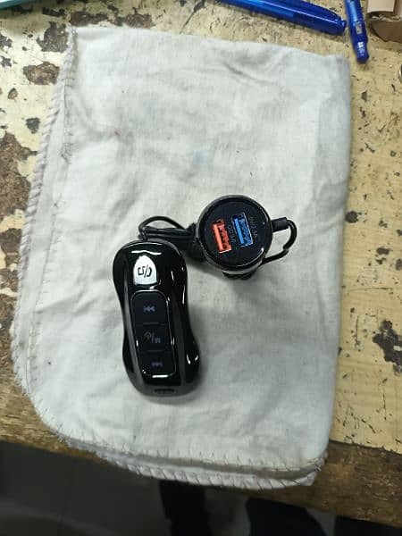 Bluetooth car mp3 music and fast charger 3