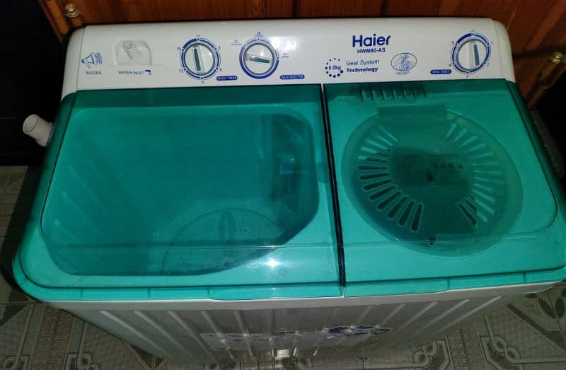 haier washing machine 80as